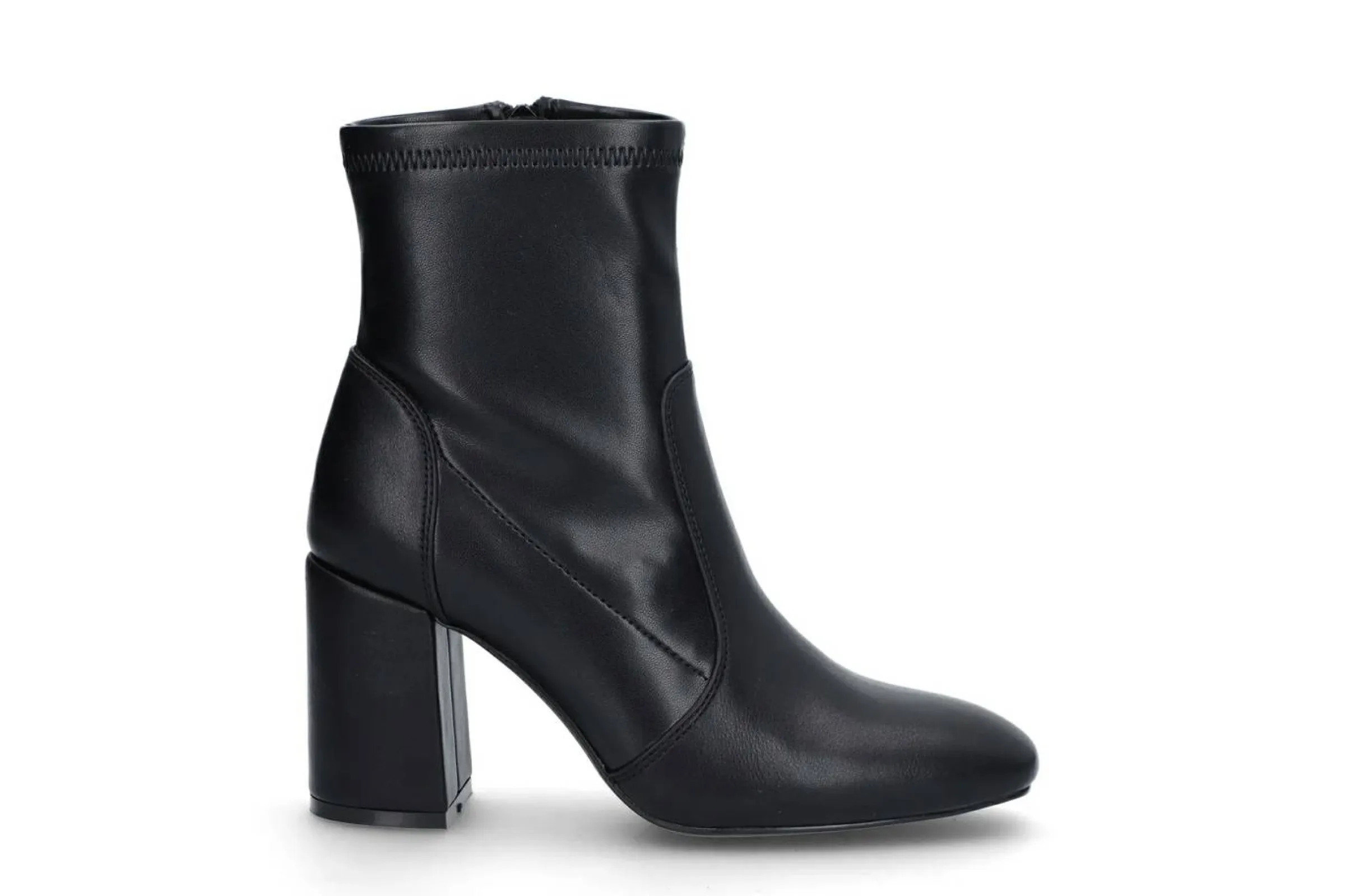 BLACK Boots & Stövlar > Ankelboots med stretch Svart