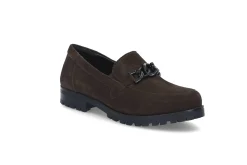SOFTWALK Loafers > Bekväma loafers i mocka Brun