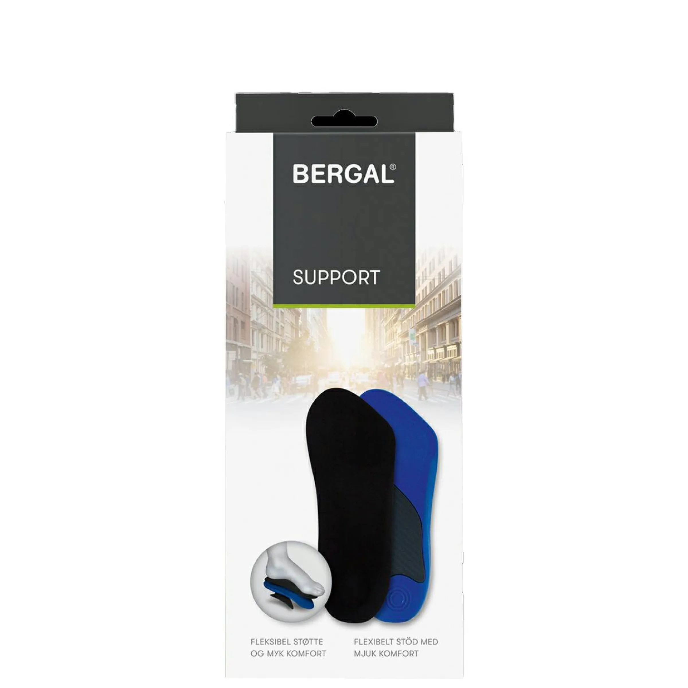BERGAL Sulor Och Hälskydd > Support Rosa
