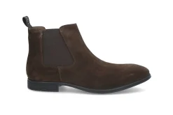 STOCKHOLM DESIGN GROUP Kängor & Boots > Chelseaboot i mocka Brun