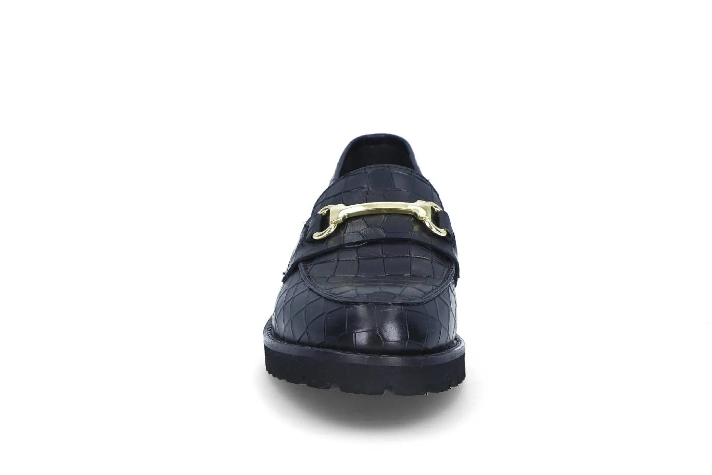 PRIVÉ Loafers > Eleganta loafers i läder Svart