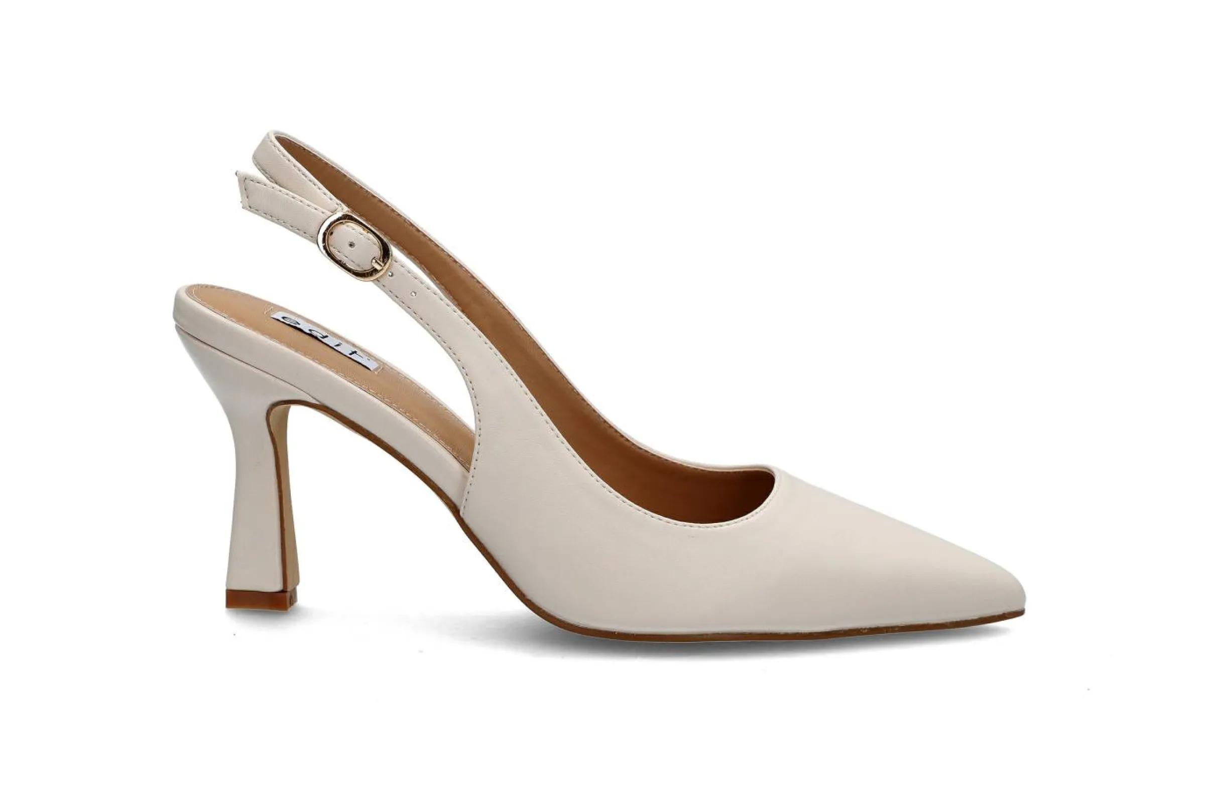 EDIT Pumps & Finskor > Eleganta slingbackpumps Beige