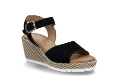 SOFTWALK Sandaler & Flip-Flops > Elegant och bekväm kilklackssandal Svart