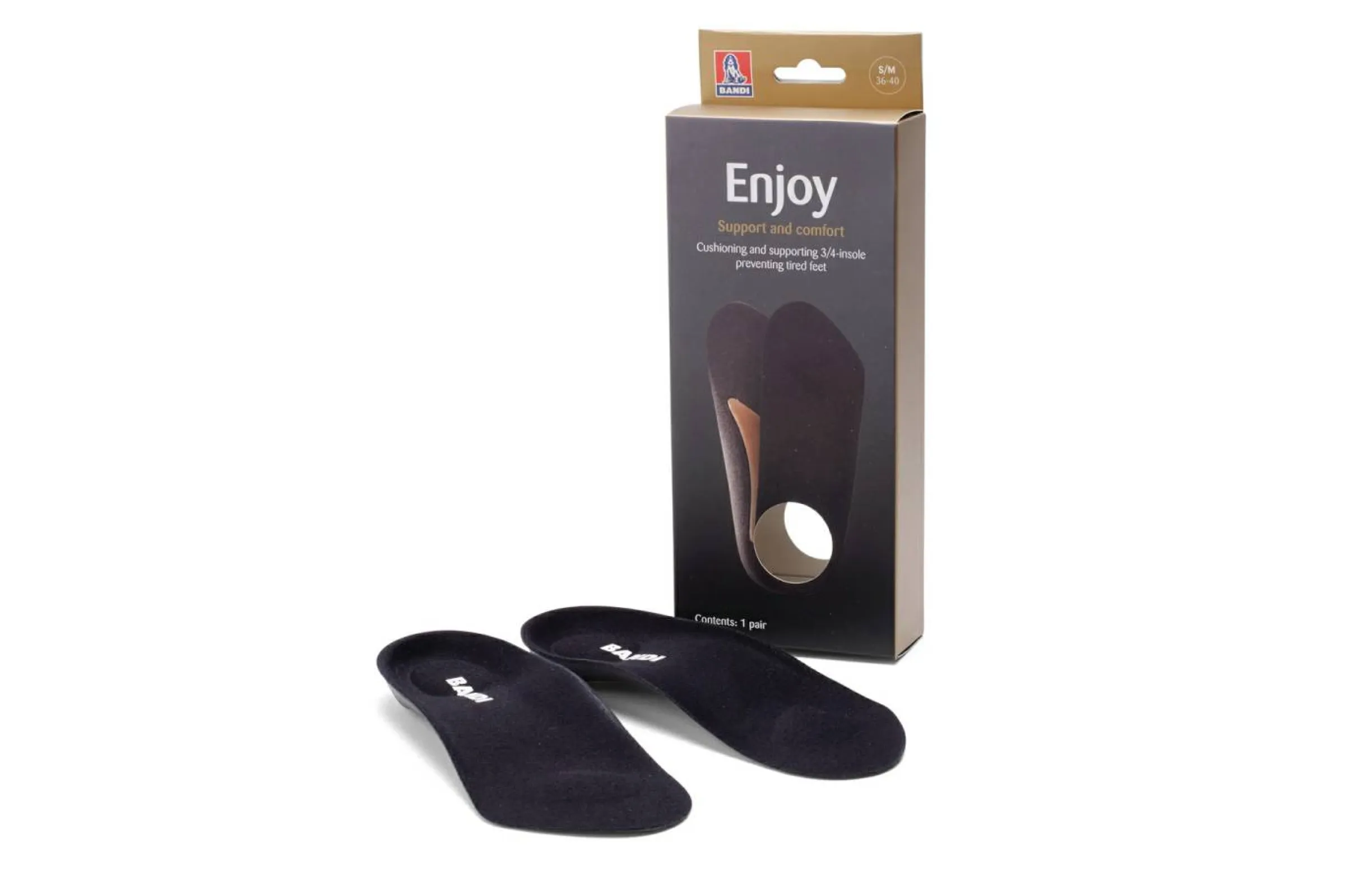 TILBEHØRSHUSET Sulor Och Hälskydd > Enjoy Support & Comfort sula Svart