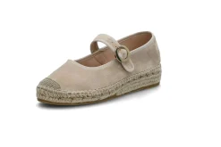STOCKHOLM DESIGN GROUP Ballerina > Espadriller i mocka Beige