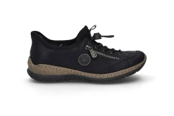 RIEKER Fritidsskor > Fritidsskor med slip-on-funktion Svart