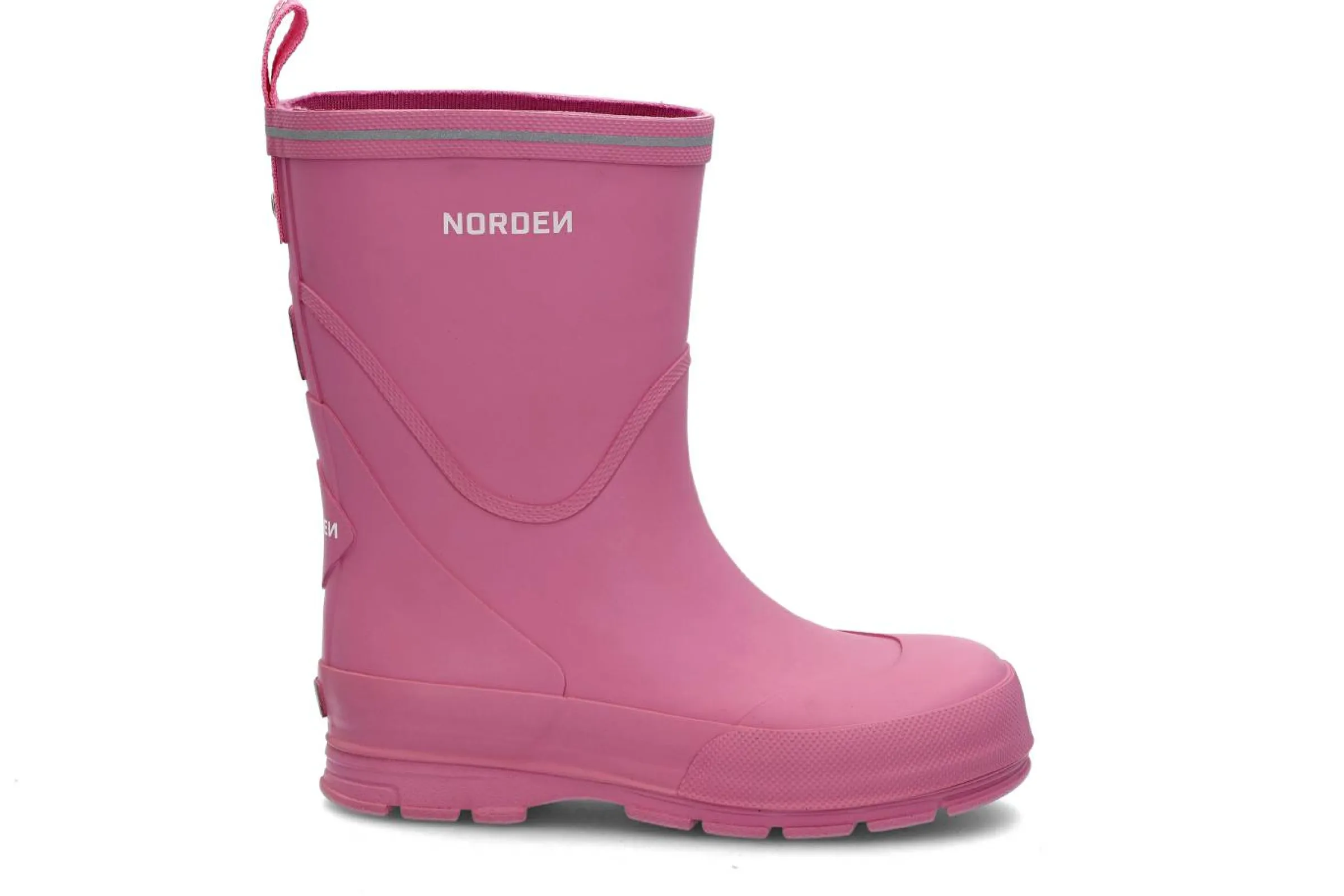 NORDEN Gummistövlar|Gummistövlar > Gummistövel med reflex Rosa