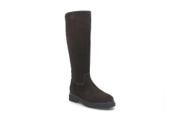 SOFTWALK Boots & Stövlar > Klassiska höga stövletter i mockaskinn Brun
