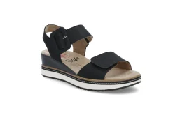SOFTWALK Sandaler & Flip-Flops > Klassisk och bekväm kilklacksandal Svart