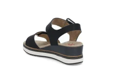 SOFTWALK Sandaler & Flip-Flops > Klassisk och bekväm kilklacksandal Svart