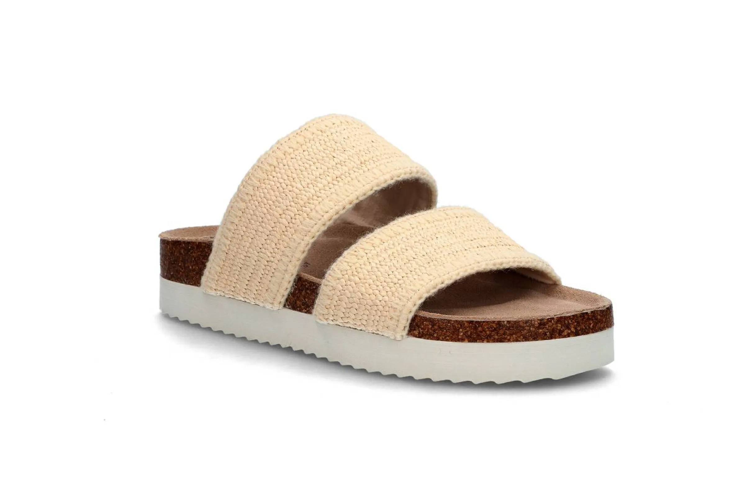 BLACK Sandaler & Flip-Flops > Komfortabel fotbäddssandal Vit