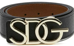 STOCKHOLM DESIGN GROUP Bälten > Läderbälte 104cm ( Medium) Svart
