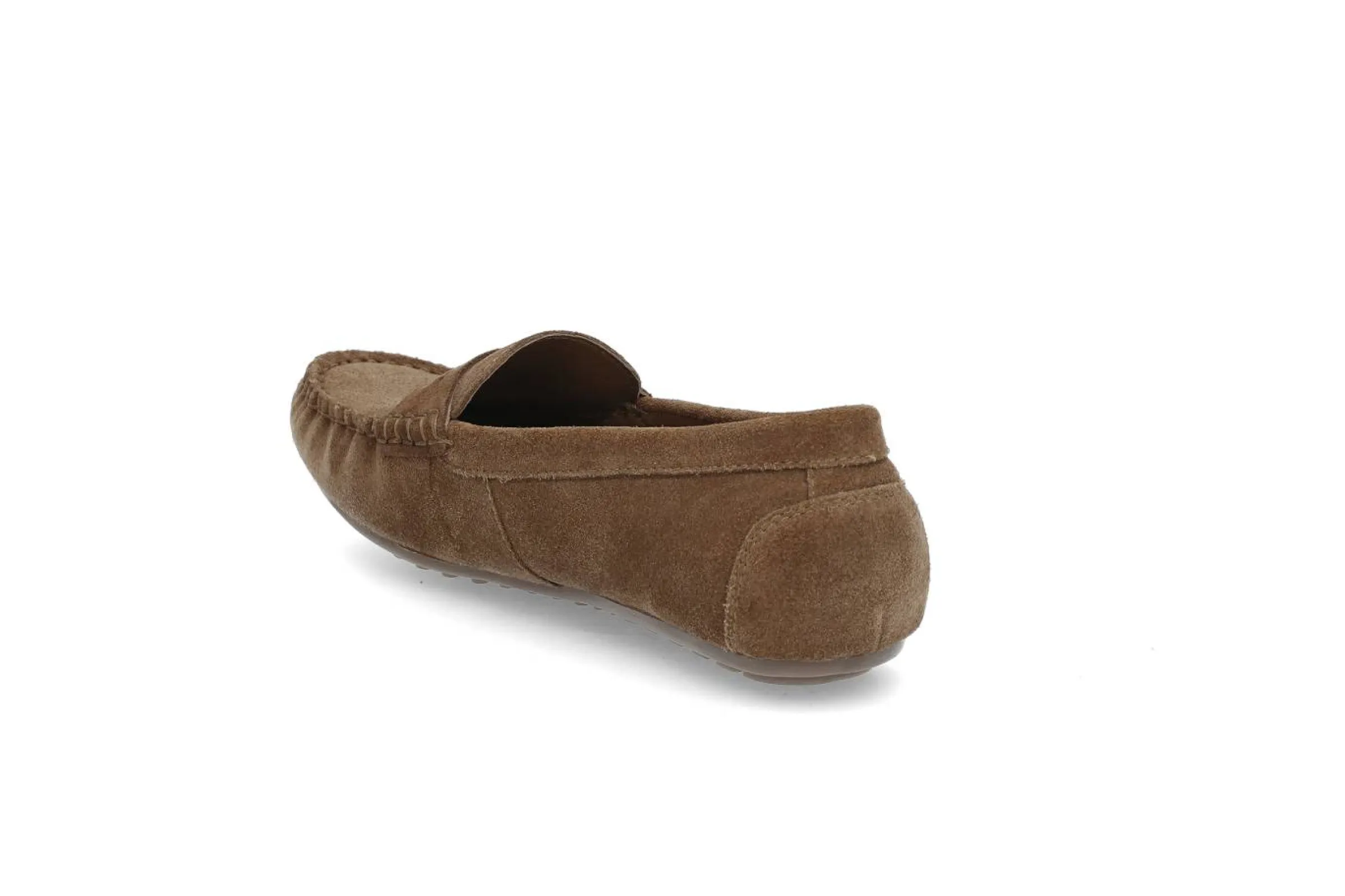 PRIVÉ Loafers > Loafer i mocka för dam Brun