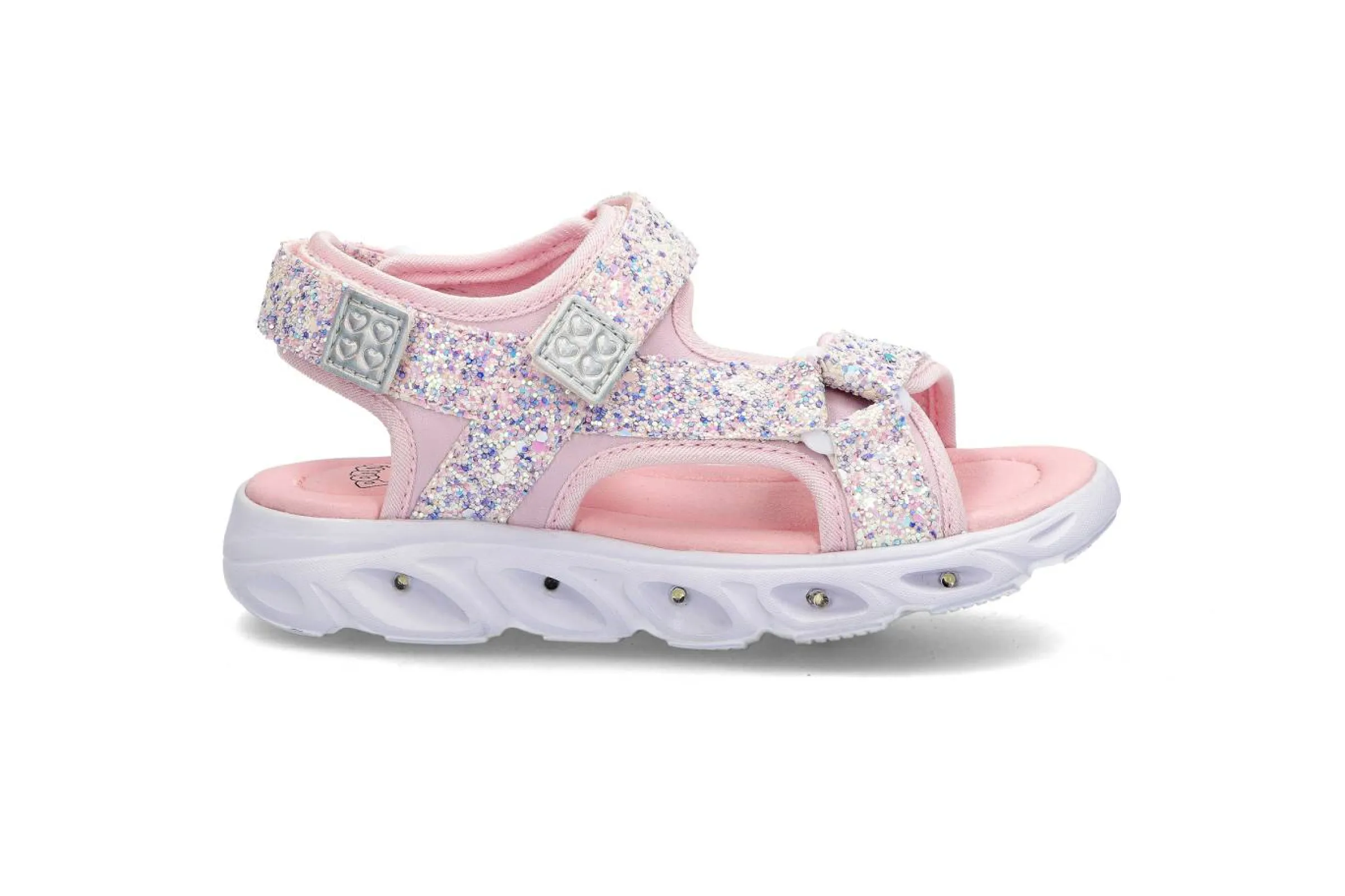 PONNY Blinkskor|Sandaler & Slip In-Skor > Lätt blinkande sandal Rosa