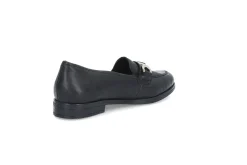RIEKER Loafers > Mockasin med guldspänne Svart