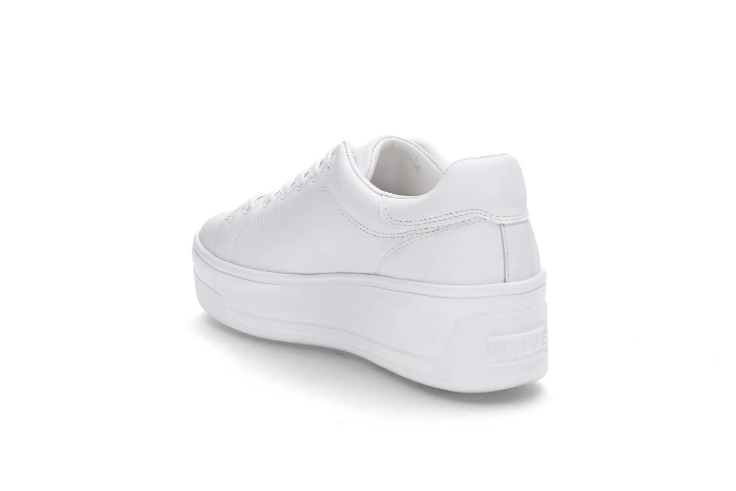 PRIVÉ Sneakers > Platåsneakers Vit