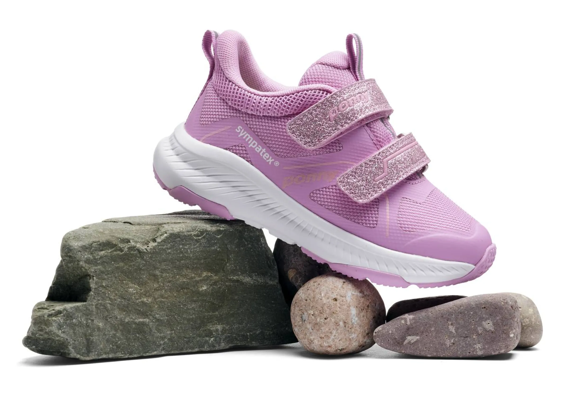 PONNY Vattentäta & Vattenavvisande Skor|Höst- & Vårskor > 3303 PINK/GLITTER Rosa
