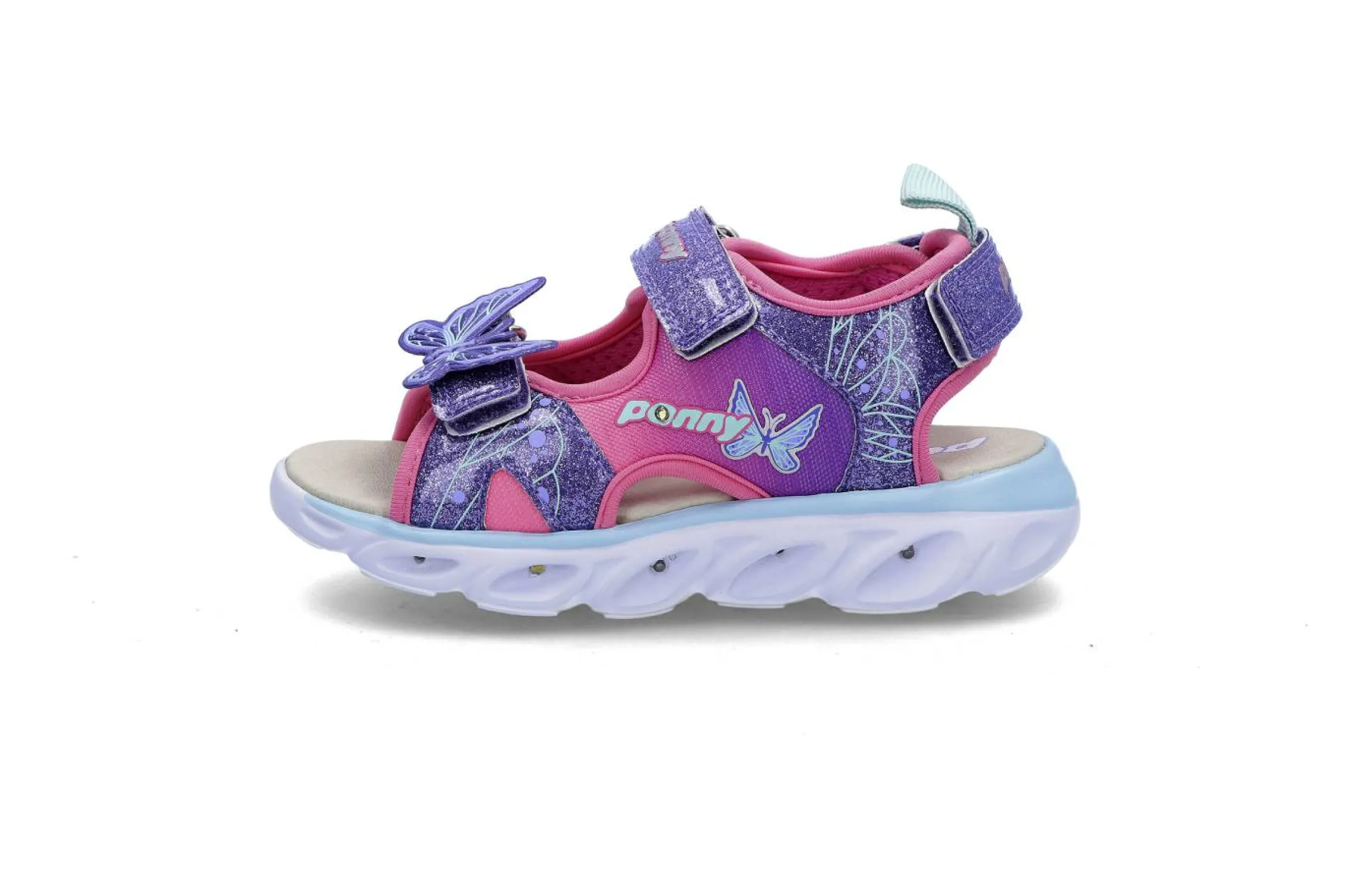 PONNY Blinkskor|Sandaler & Slip In-Skor > Praktisk blinkande sandal Flerfärgad