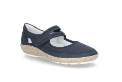 RIEKER Ballerina > 4346 Pazifik/Navy Blå