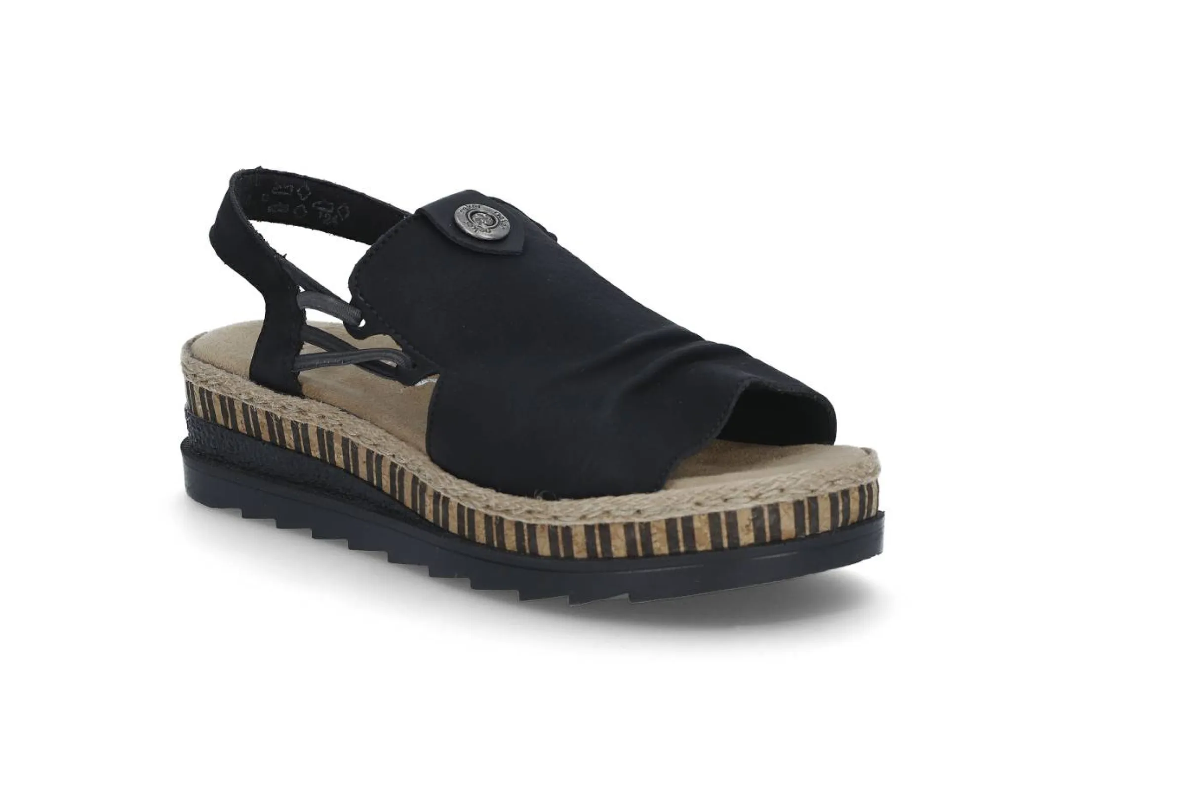RIEKER Sandaler & Flip-Flops > 14 Schwarz/Schwarz Svart