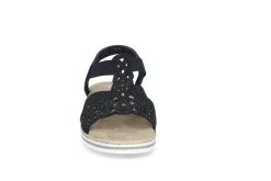 RIEKER Sandaler & Flip-Flops > 16 Schwarz/Schwarz Svart