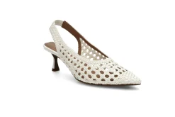 STOCKHOLM DESIGN GROUP Pumps & Finskor > Sammanflätad slingback Pumps Vit