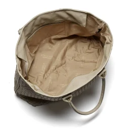 STOCKHOLM DESIGN GROUP Väskor > Shopper väska i flätat mjukt läder Vit