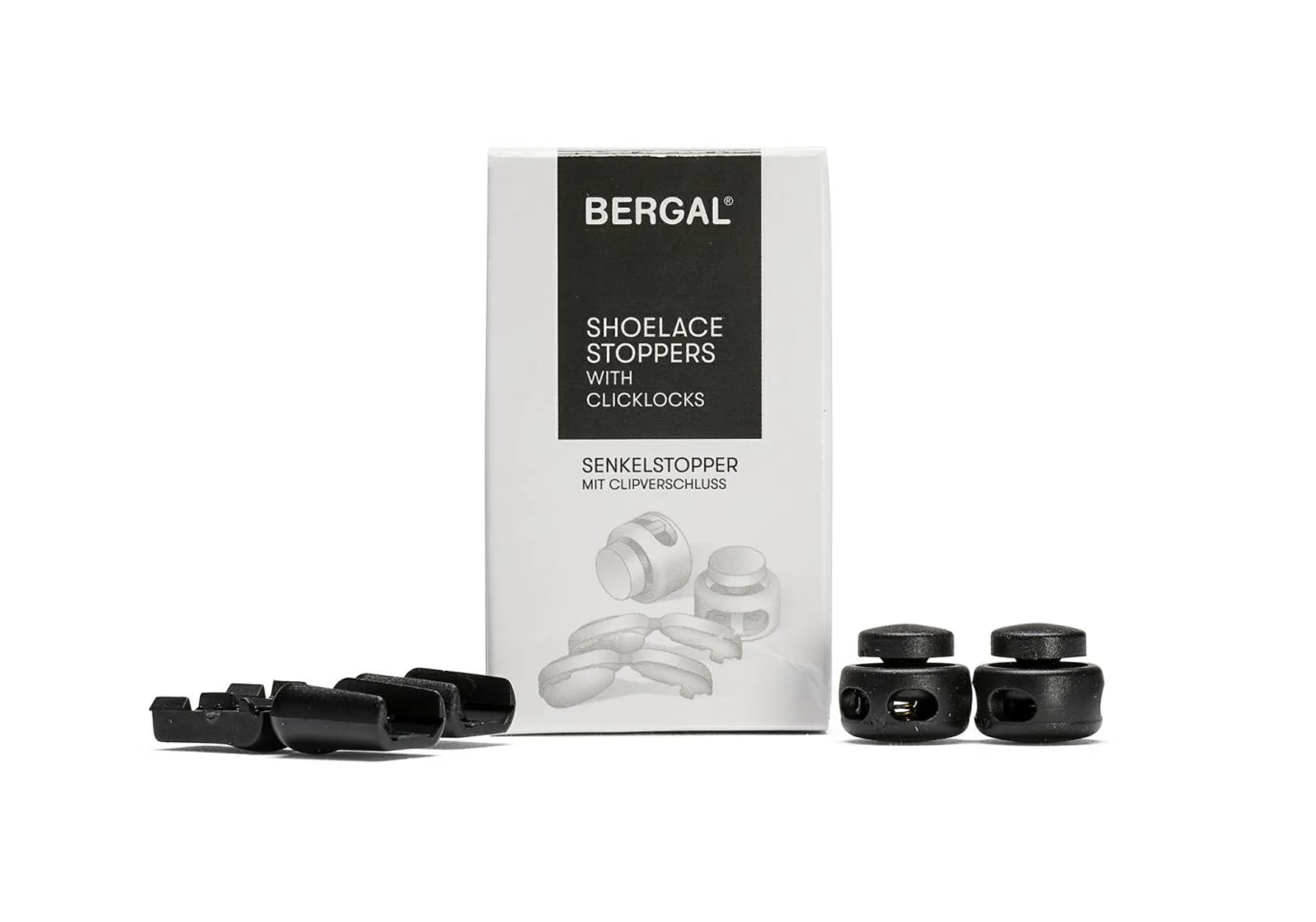BERGAL Snören > Snörstoppare Svart