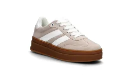 BLACK Sneakers > Sportig plattform-sneaker Beige