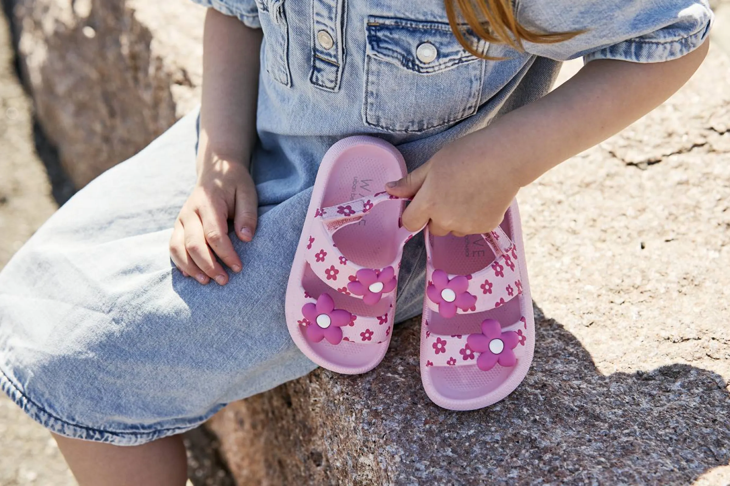 WAVE Sommarskor & Tygskor|Sandaler & Slip In-Skor > Söt sandal Rosa