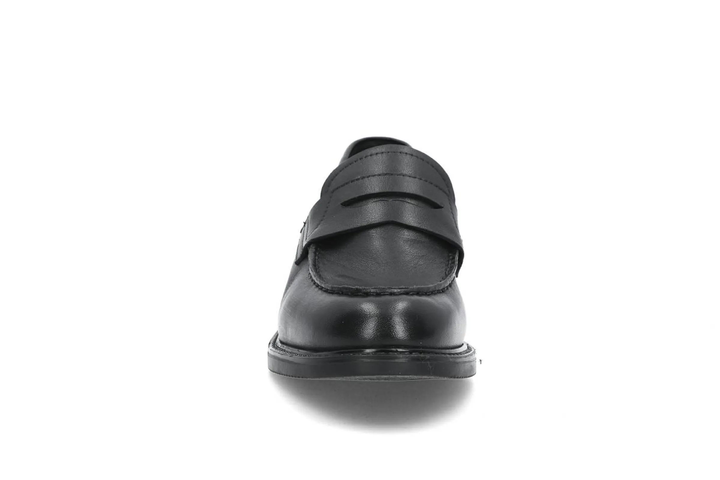 PRIVÉ Loafers > Tidlösa loafers i läder Svart