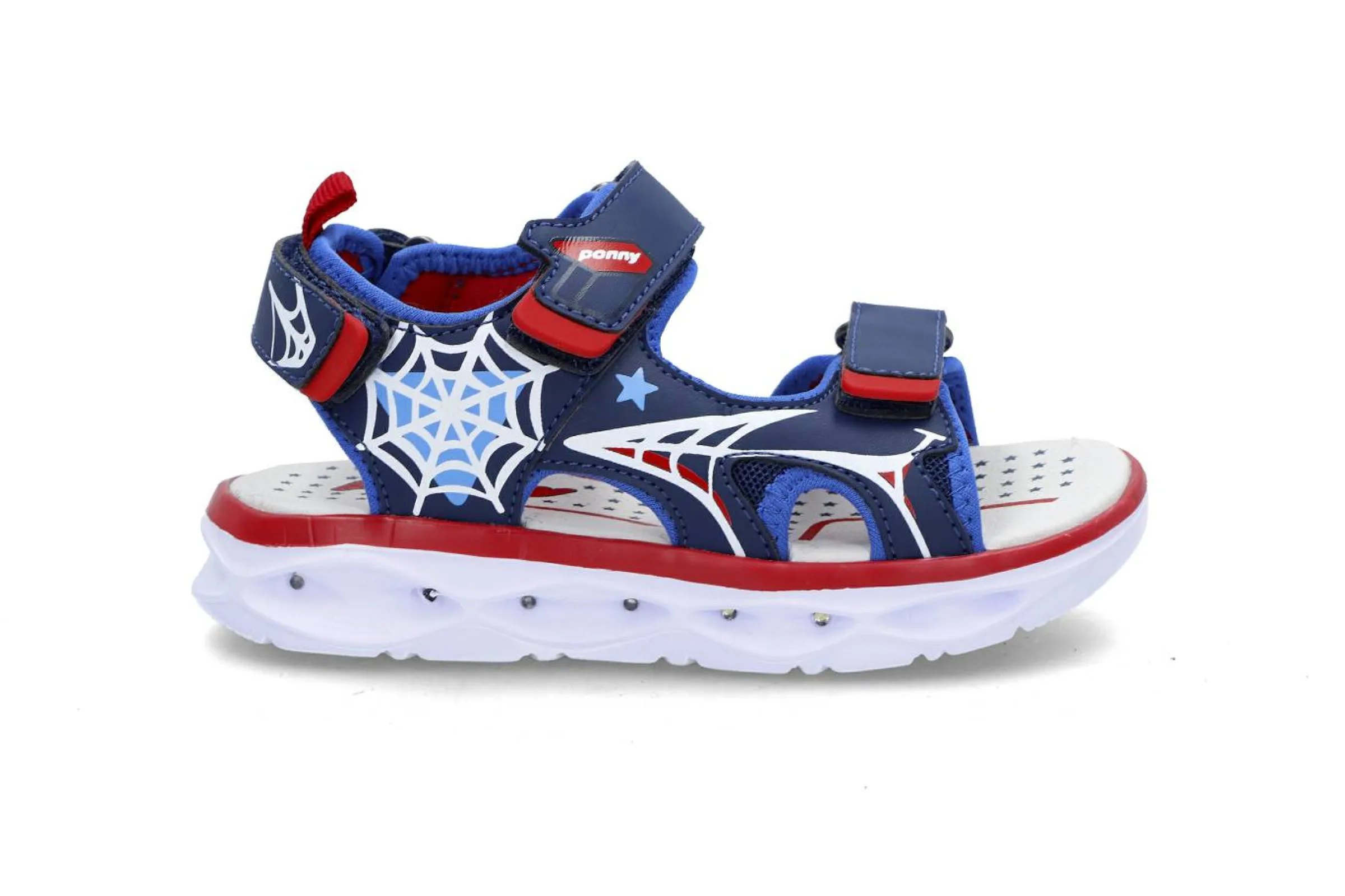 PONNY Blinkskor|Sandaler & Slip In-Skor > Tuff blinkande sandal Blå
