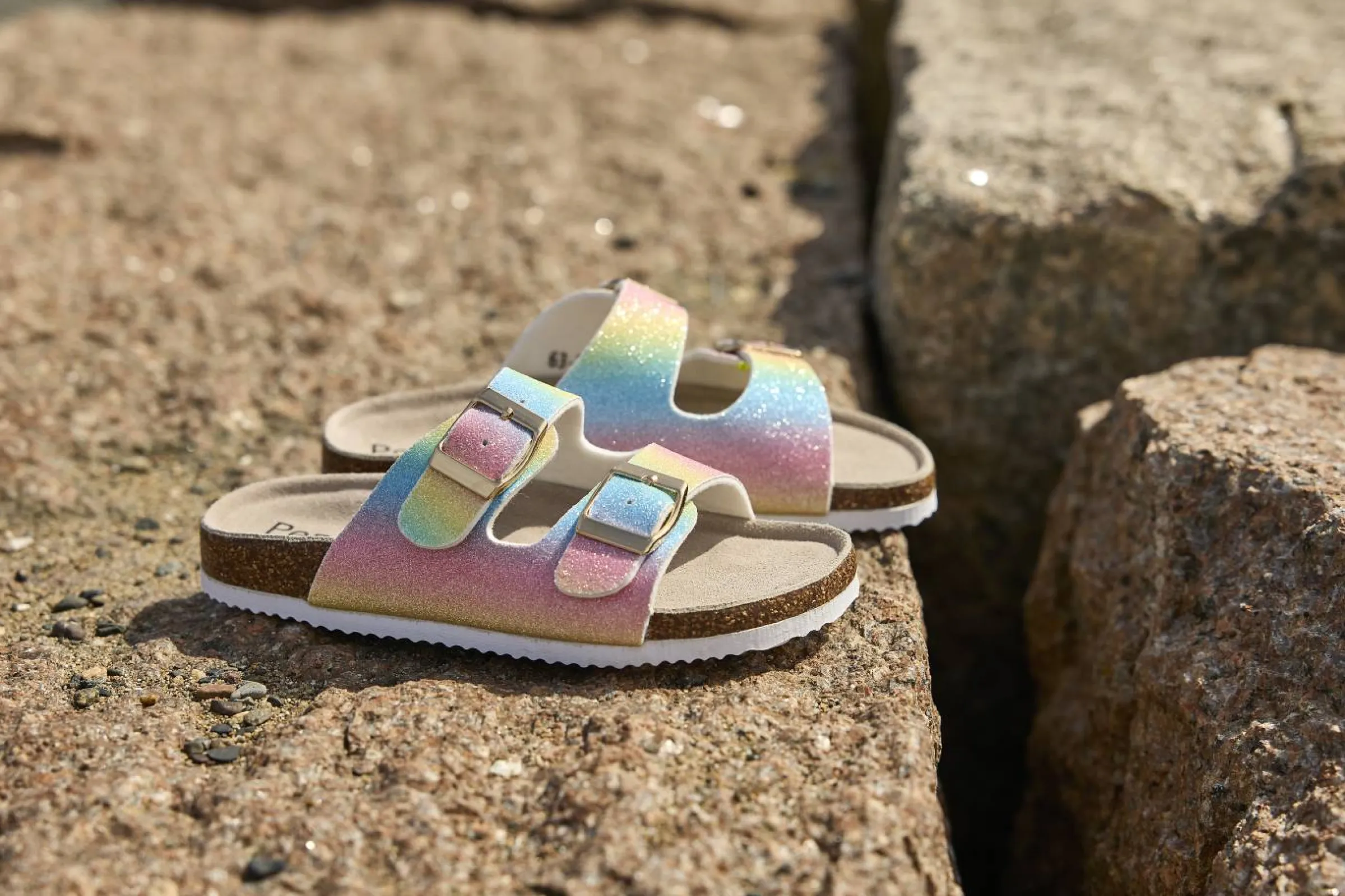 PEPPER Tofflor|Tofflor > Tuff sandal Flerfärgad