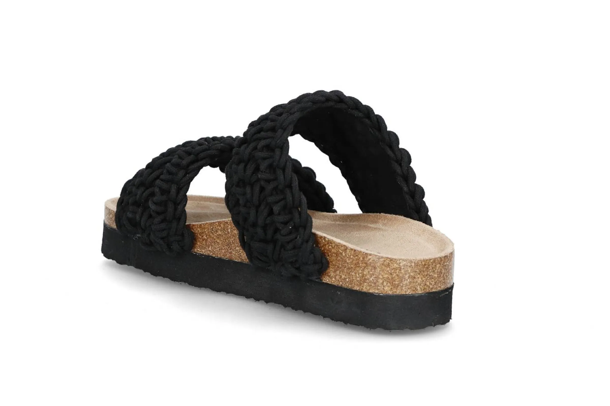 BLACK Sandaler & Flip-Flops > Virkad fotbäddssandal Svart