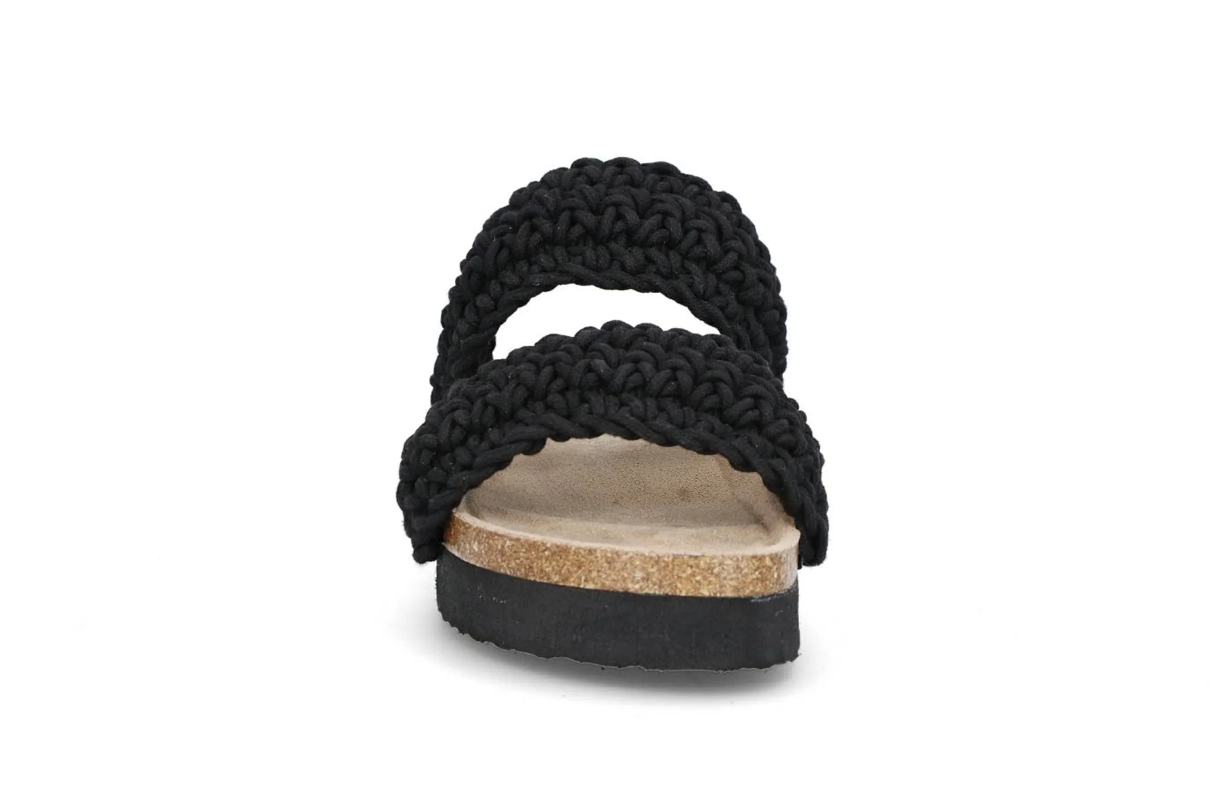 BLACK Sandaler & Flip-Flops > Virkad fotbäddssandal Svart